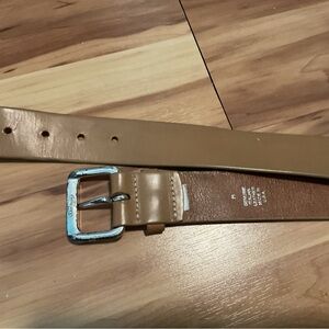 Men's Tan Leather Belt